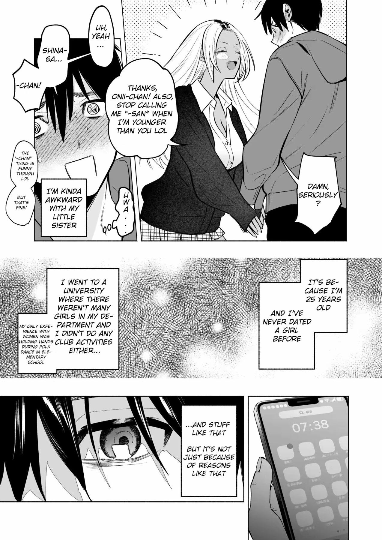 Hentai Manga Comic-My Black Gal Big Tits Stepsister Wants to Milk My Sperm Gently-Read-4